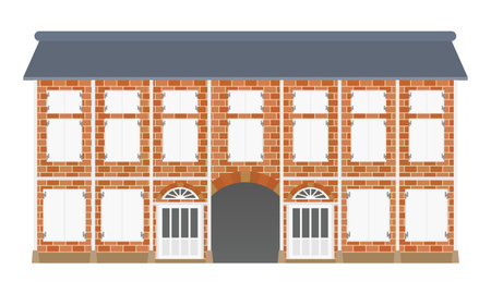 Illustration of Tomioka Silk Millのイラスト素材