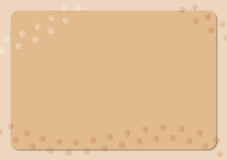 Background material with cat paw printsのイラスト素材