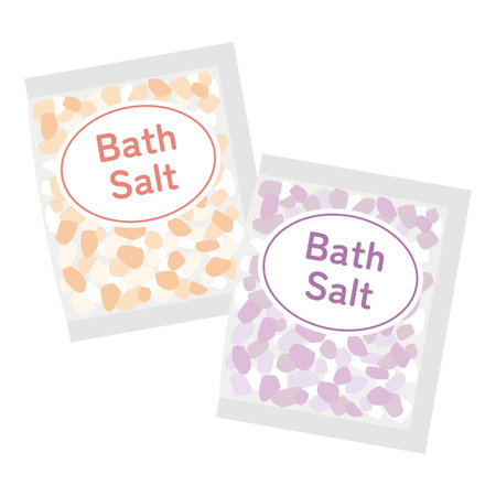 Illustration of bath saltsのイラスト素材