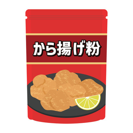 Illustration of karaage flourのイラスト素材