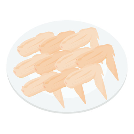 Illustration of chicken wingsのイラスト素材
