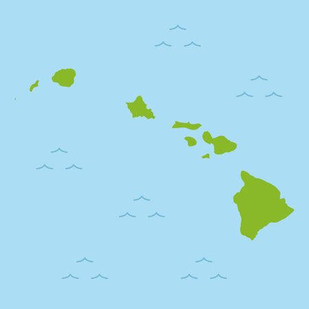 Illustration of Hawaiiのイラスト素材