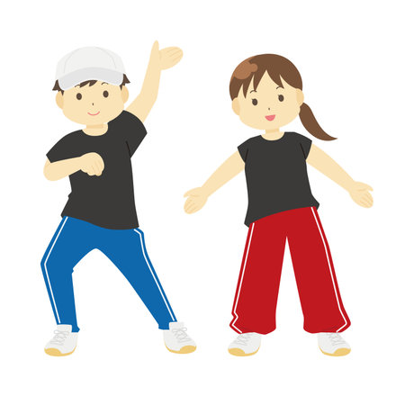Dance club illustrationsのイラスト素材