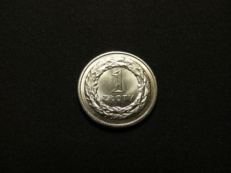  	One zloty over blackの写真素材