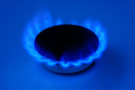 Blue gasの写真素材