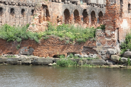 Ruins on the seaの写真素材