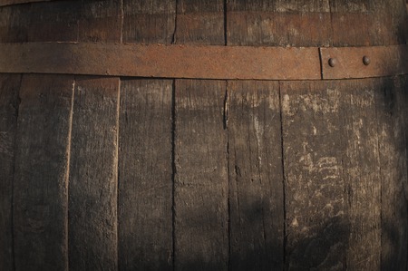 wooden barrelの写真素材