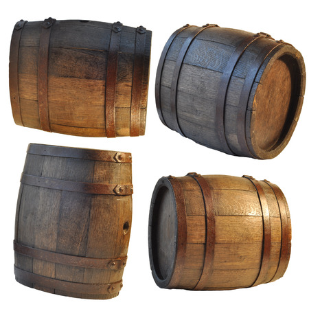 background of barrel, barrel, wine, cellar,  tableの写真素材