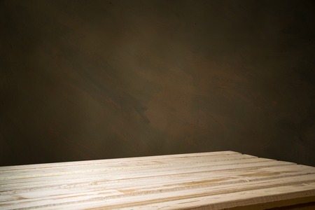 background of barrel and worn old table of wood