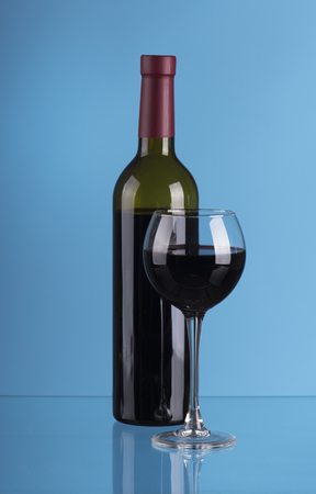 Red wine. Glass of wine. Pouring red wineの写真素材