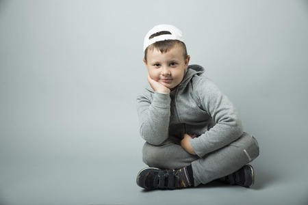 Asian young boy expression of disgust ,Concept dislike Bananaの写真素材