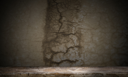 Stone table top and blurred shopping plaza background - can used for display or montage your products.の写真素材
