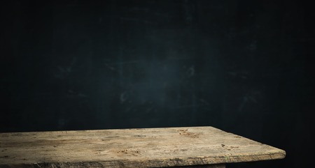 background of barrel and worn old table of wood