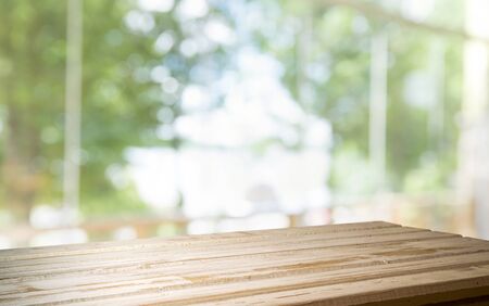 yellow color place and window with sun lightの写真素材