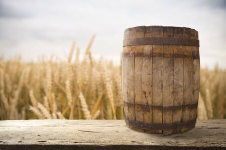 background of barrel shape, free, empty, spaceの写真素材