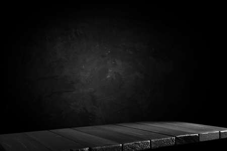 gray desk space and gray interior officeの写真素材