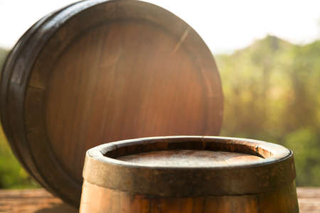 Chianti vineyard landscape in Tuscany, Italy fieldの写真素材
