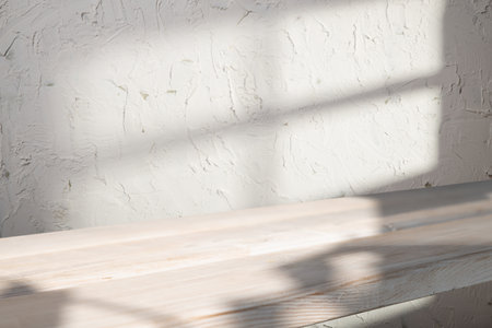Abstract minimal nature scene - empty stageの写真素材