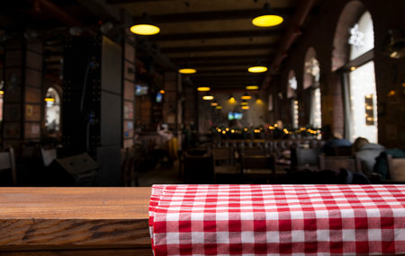 empty table to showcase your product, againstの写真素材