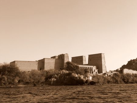 Temple of Philaeの写真素材