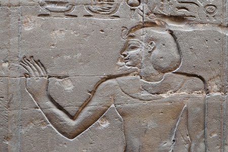 Relief in Luxor temple, Egypt
