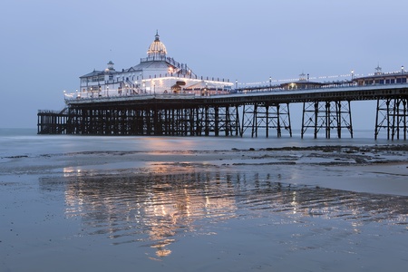 Victorian pier in Eastbourne, UKの写真素材
