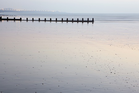 Peaceful morning on a beach