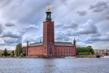 Stockholm city-hall, where Nobel dinner takes placeの写真素材