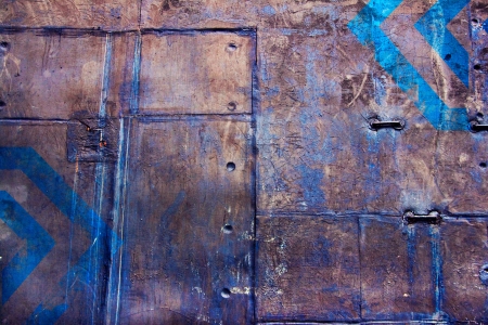 Grungy urban background of a metal wall の写真素材