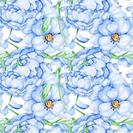 Soft seamless blossoming background for wallpaper fabric designの写真素材