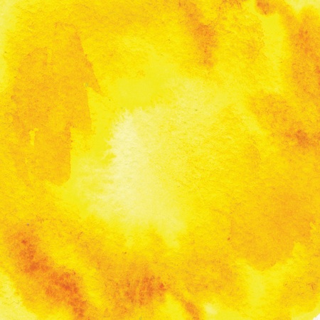 Yellow Watercolor Paper Textureの写真素材