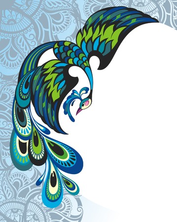 Peacockのイラスト素材