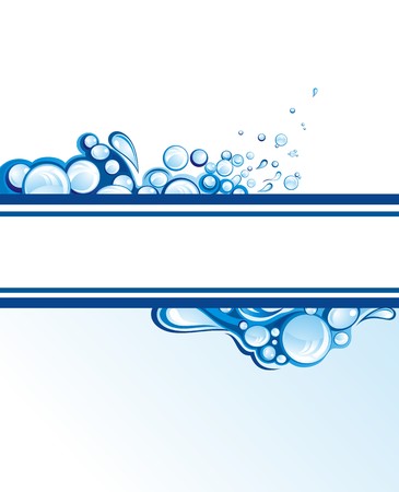 Abstract water waveのイラスト素材