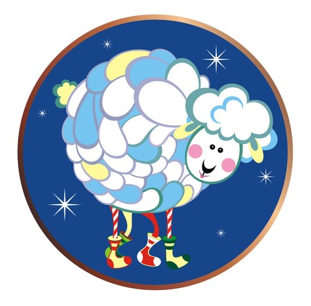 2015 Sheepのイラスト素材