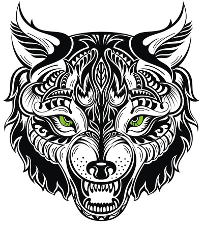 Totem animalのイラスト素材