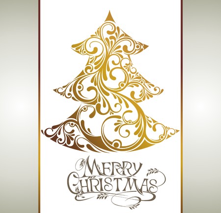 merry christmas cardのイラスト素材