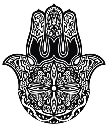 hamsa handのイラスト素材