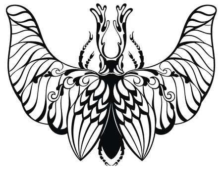 Tattoo Insectのイラスト素材