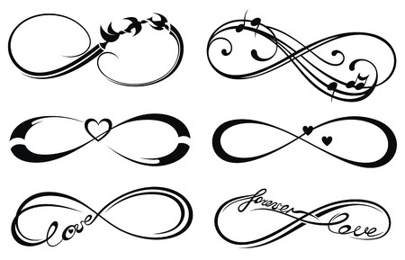 Infinity love, forever symbol Infinity love, forever symbol