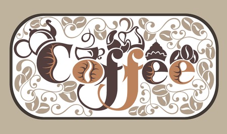 coffee backgroundのイラスト素材