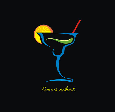 cocktail menuのイラスト素材