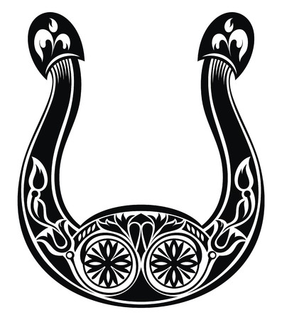 horseshoeのイラスト素材