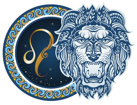 Zodiac signs - Leoのイラスト素材