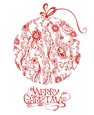 merry christmas cardのイラスト素材