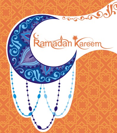 Ramadan Kareem cardのイラスト素材