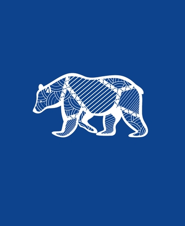 Bear icon. Vector concept illustration for design.のイラスト素材