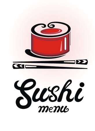 Sushi menu designのイラスト素材