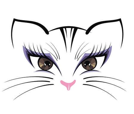 Vector cute catのイラスト素材