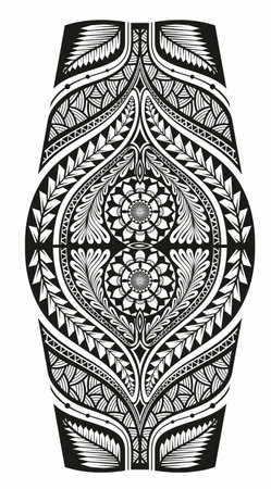 Vector symbol, ornament, tattoo. vector illustration. Drawings on the body, ancient symbols.Tattooのイラスト素材