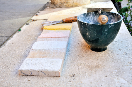 briklayer toolsの写真素材